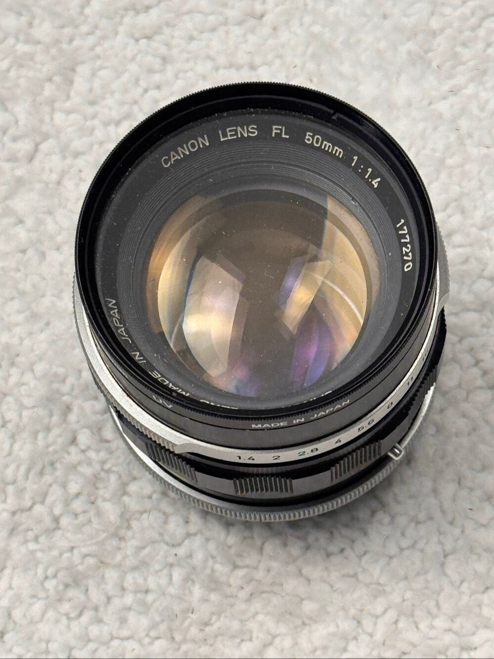 Canon FL 50mm f/1.4 Manual Focus Standard Lens - Picture 5 of 13